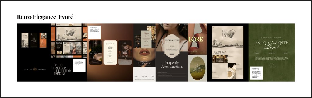 The Evorè moodboard in Figma